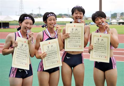 常盤木女子、高校総体1600mリレー銅 昨年大会中止の先輩の分も奮起 陸上写真ニュース 日刊スポーツ