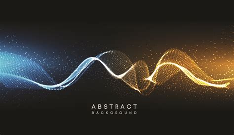 Abstract wave background vector free download