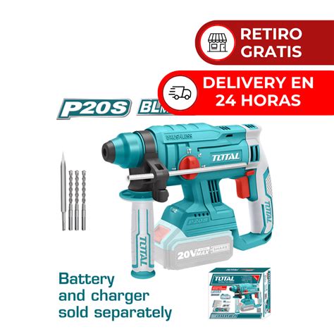 ROTOMARTILLO SDS PLUS TOTAL 800 W 2 5J ACCESORIOS