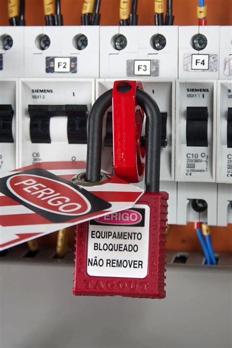 Bloqueio Universal Para Disjuntor E V Lvula Tagout Consulte Nos