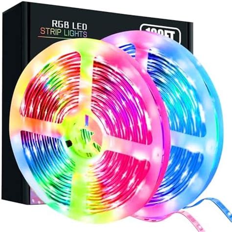 Amazon Led Strip Lights Ft Rolls Of Ft Rope Light With