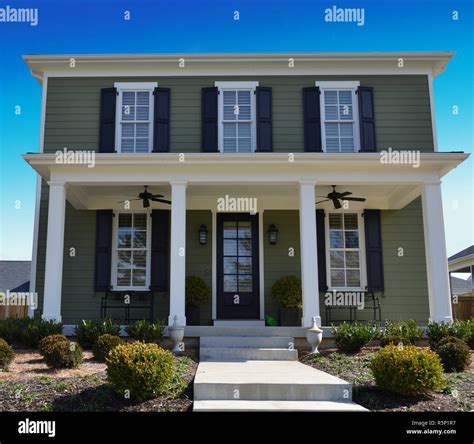 Craftsman Style House Stock Photo - Alamy