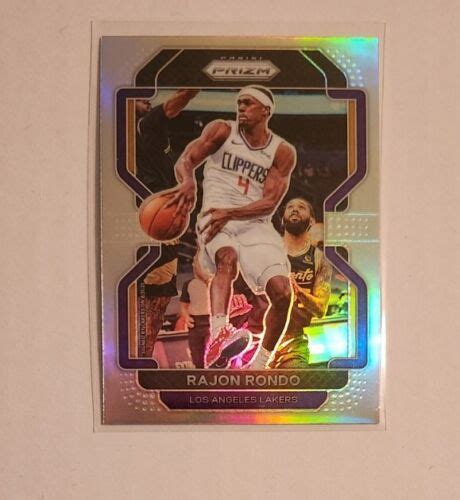 Panini Prizm Rajon Rondo Silver Ebay