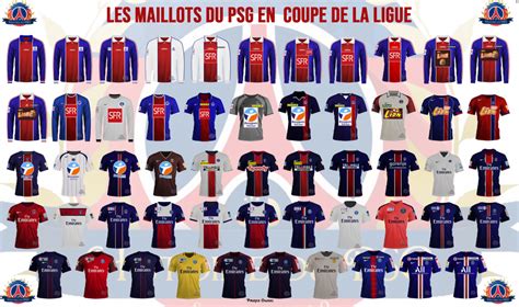 Les Maillots Du Psg En Coupe De La Ligue Histoire Du Psg