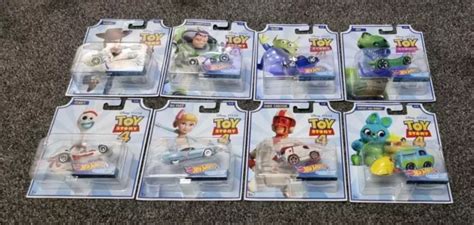 DISNEY PIXAR TOY Story Hot Wheels Collector Character Cars Complete
