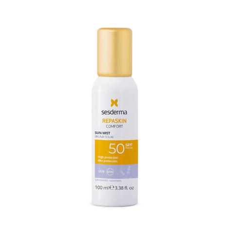 Protector Solar Facial SPF 50 Sesderma Repaskin Comfort Lavanda 100 Ml