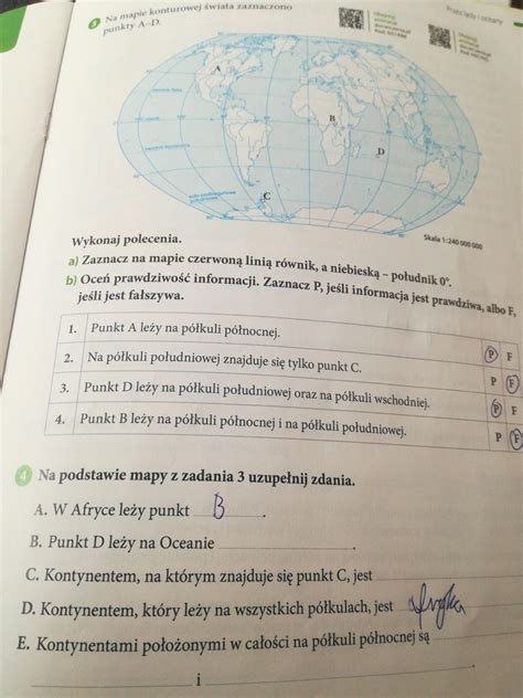 Geografia Klasa Wiczenia Zad I Str Troch Zrobi Am Ale Nwm