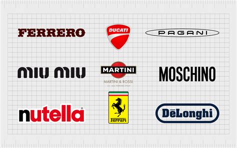 The Most Famous Italian Brands And Their Logos