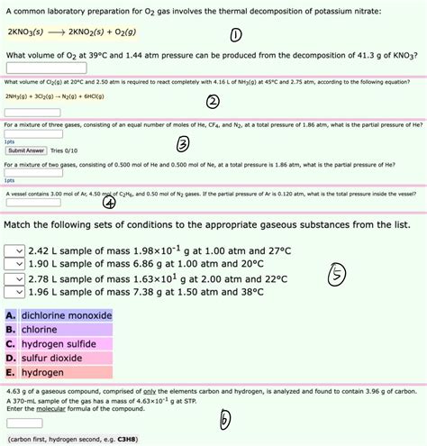 [solved] A Common Laboratory Preparation For O2 Gas Involves The Thermal Course Hero