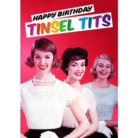 Tinsel Tits Card THE PRIDE SHOP