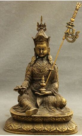 Voge S Tibet Budismo Bronze Vajra Padmasambhava Rinpoche De