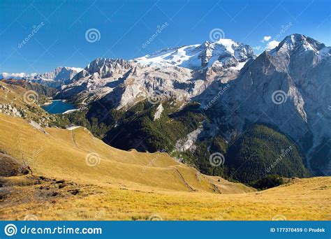 Marmolada The Highest Peak Of The Dolomites Stock Image Cartoondealer