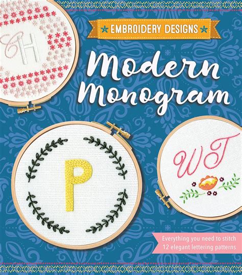 Handmade by Deb: Embroidery Designs Modern Monogram KIT Review & GIVEAWAY