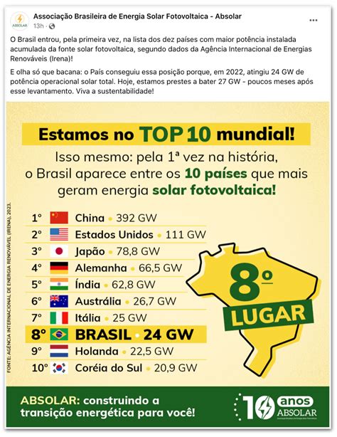 Brasil Pa S Maior Gera O De Energia Solar Em