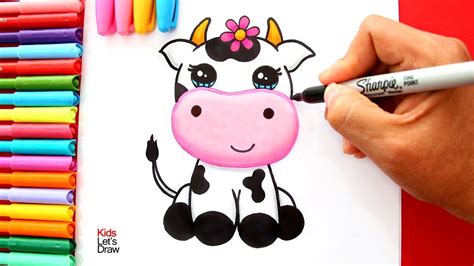 Vacas Animadas Para Dibujar Faciles Dibujos De Vacas Como Hacer Una