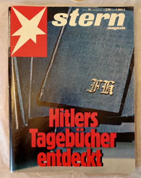 STERN MAGAZIN HITLERS Tagebücher entdeckt Heft Nr 18 1983 EUR 120