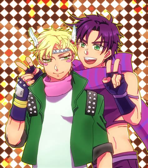 Joseph Joestar Joseph Joestar And Caesar Anthonio Zeppeli Jojo No Kimyou Na Bouken Drawn By