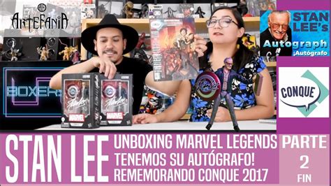 Stan Lee Unboxing Marvel Legends autógrafo anécdota rememorando