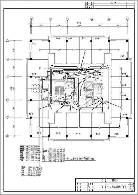 小型办公楼电气设计方案与施工全套图纸办公建筑土木在线