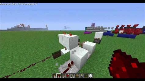 Minecraft Redstone Tutorial New Piston Half Adder 4x4x3 Super