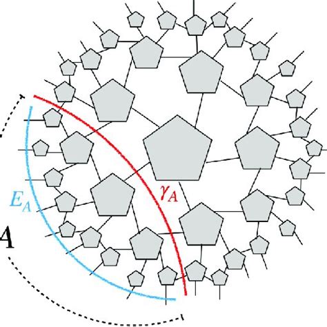 A Discretization Of Hyperbolic Space Is Shown As A Tensor Network For