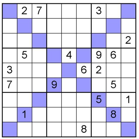 Free Sudoku X Puzzle