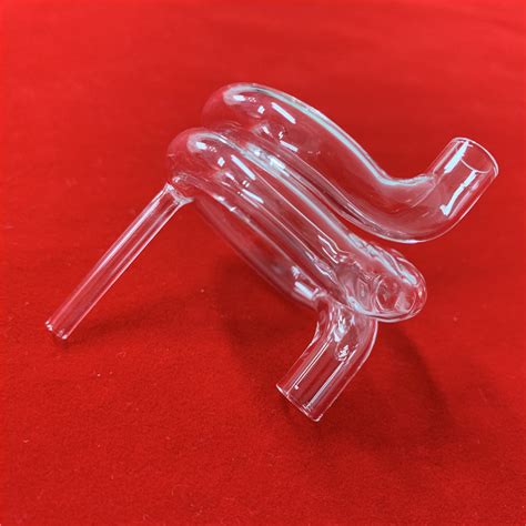 Heat Resistance Polishing Customize Clear Helical Quartz Glass Tubing