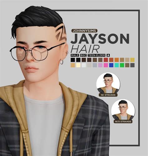 An Image Of A Man With Glasses On His Face And Hair Color Chart In The