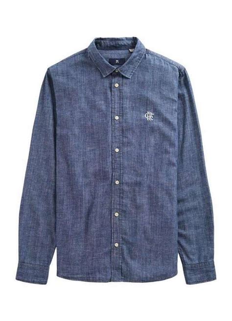 Reserva Camisa Ml Eco Denim Flamengo Reserva Indigo