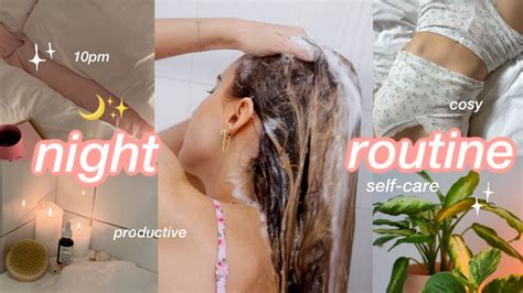 Pm Cosy Night Routine My Ideal Productive Self Care Night Youtube