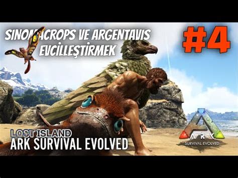 Sinomacrops Ve Argentavis Evcille Tirmek Ark Lost Island S B Youtube