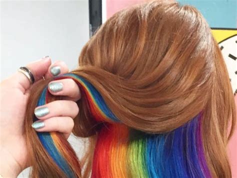 Hidden Rainbow Hair Is A Brilliant New Idea That Lets You Have That Crazy Hair You Always Wanted