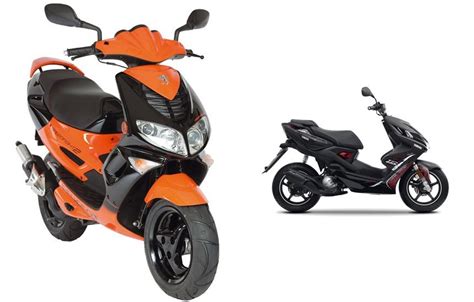 Motorrad Vergleich Peugeot Speedfight 2 R 2009 Vs Yamaha Aerox Naked 2016