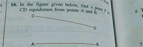 Find The Locus Of A Point Equidistant From Two Given Points