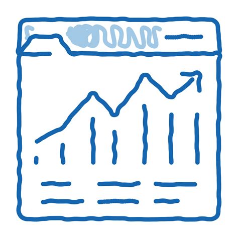 growth  doodle icon hand drawn illustration  vector art