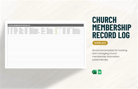 Church Templates in Excel - Download in Word, Google Docs, Excel, PDF ...