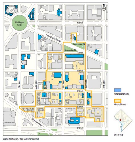 Foggy Bottom Historic Preservation Plan The Gw Neighborhood The