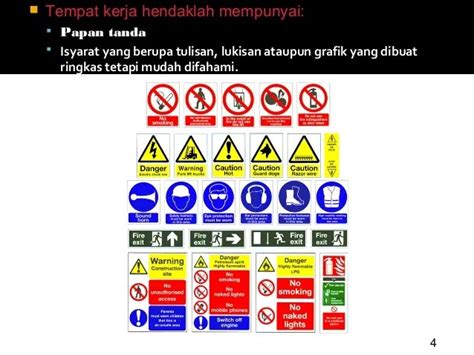 Papan Tanda Keselamatan Di Tempat Kerja Mengenal Pasti Tanda Bahaya