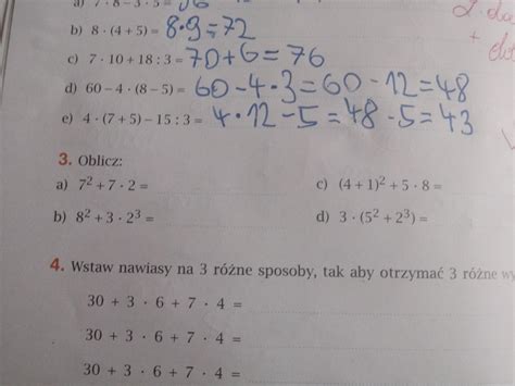 Zadanie 3 Strona 8 Cwiczenia Matematyka Z Plusem Klasa 5 Brainly Pl