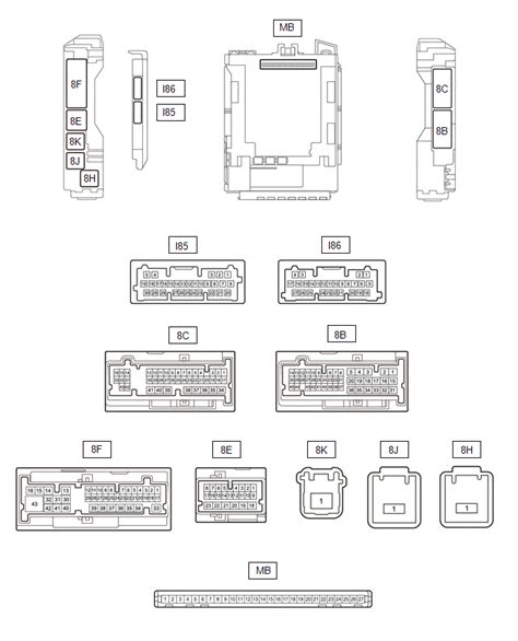 Toyota Corolla Cross Terminals Of Ecu Power Integration System