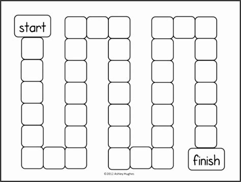 7 Blank Board Game Template Printable - SampleTemplatess - SampleTemplatess