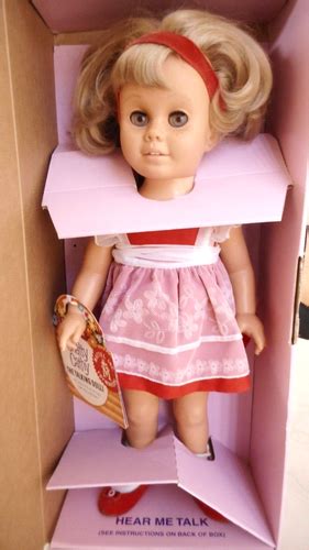 Chatty Cathy Reproduction Talking Doll Blonde Blue Eyes NIB Box