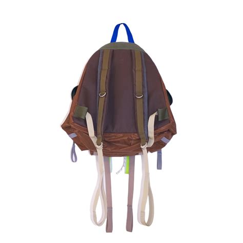 nexus oversized backpack  light weight brown ripstop uriel studio