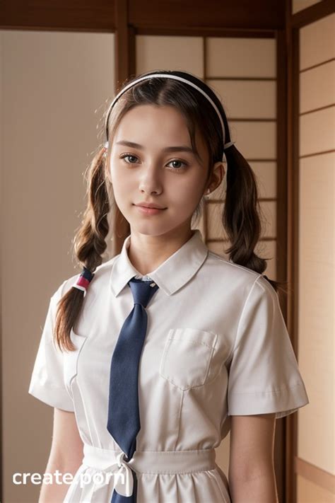 Short Sleeves School Uniform Hentai Ai Porn