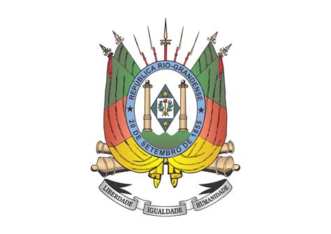 Sigla Do Rio Grande Do Sul - Brasão do Rio Grande do Sul em vetor - Vetores Download
