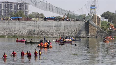 Morbi Bridge Collapse Gujarat Observes State Wide Mourning To Pay