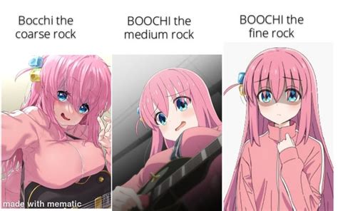 it's a rock meme , get it? : r/Animemes