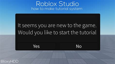 How To Make Tutorial System Roblox Studio Youtube