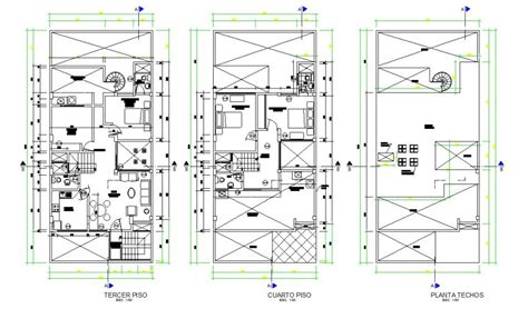 Residential House Detail 2d View Layout Plan In Autocad Forma Artofit