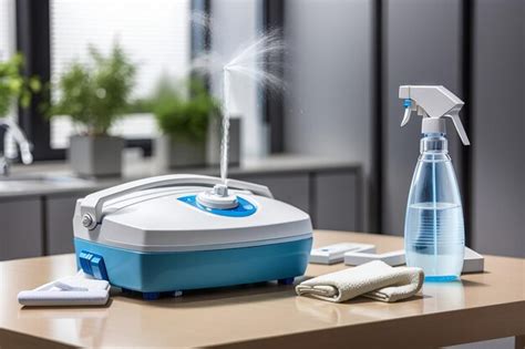 Premium AI Image | Disinfection equipment on table